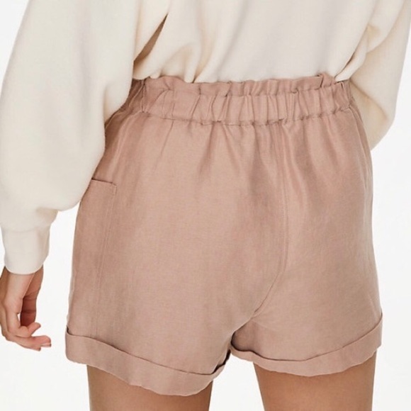 (SOLD) ARITZIA Wilfred High Waist Cuffed Shorts M - Picture 7 of 8